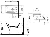 Напольное биде Duravit 2nd floor 013610