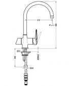 TEKA PURE OS 200 18.200.02.10 | смеситель для кухни с функцией фильтра