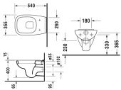 Подвесной унитаз Duravit D-Code 220909