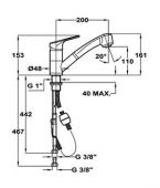 TEKA MTP 978 46.978.02.10 | смеситель для кухни