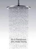 FLOVA DESIGN KI011B Air-in Rainshower | верхний душ 300 мм (хром)