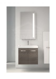 Berloni Bagno DOM DO0041/1410 | комплект мебели для ванной комнаты (серый тик) ― поставщик сантехники и отопительного оборудования SAN-GROZE