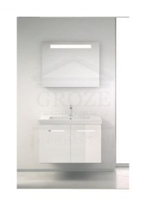 Berloni Bagno DOM DO0043/100 | комплект мебели для ванной комнаты (белый глянец) ― поставщик сантехники и отопительного оборудования SAN-GROZE