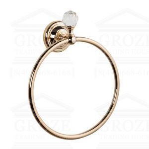 Migliore Amerida ML.AMR-60.408DO | настенный полотенцедержатель-кольцо (золото/swarovski) ― поставщик сантехники и отопительного оборудования SAN-GROZE