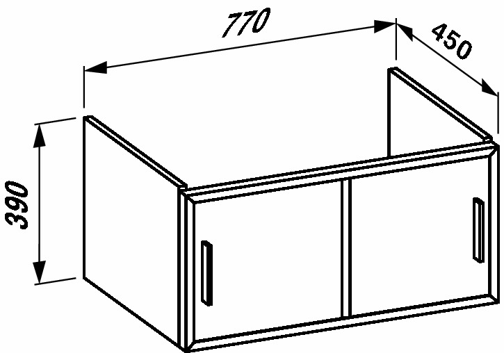 Шкаф laufen case