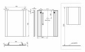 TOTO MI10015B | зеркало с боковой подсветкой