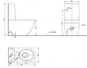 TOTO NC CW761Y | унитаз напольный с бачком