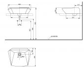 TOTO JEWELHEX LW681B  | раковина  накладная