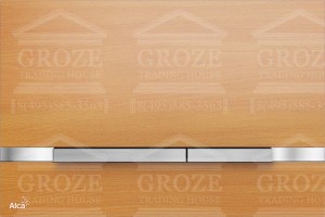ALCAPLAST STRIPE BEECH | клавиша смыва FLAT для унитаза (цвет бук) ― поставщик сантехники и отопительного оборудования SAN-GROZE