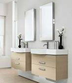 Berloni Bagno SQ411 | зеркало с подсветкой реверсивное 50x90