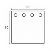 Berloni Bagno SW01 | зеркало с подсветкой 90x90