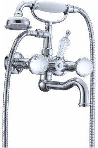 BOHEME Brillante Presente 353 | смеситель для ванны (хром/swarovski) ― поставщик сантехники и отопительного оборудования SAN-GROZE