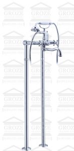 BOHEME Tradizionale Chromo | напольный смеситель для ванны (хром) ― поставщик сантехники и отопительного оборудования SAN-GROZE