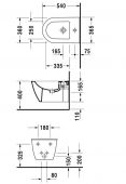 Duravit Darling New 224915 | биде подвесное