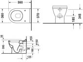 Приставной унитаз Duravit Starck 3 012409