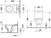 Напольный унитаз Duravit Starck 3 012809 (sc)