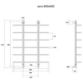 Energy Aero Lux | водяной полотенцесушитель 800x600