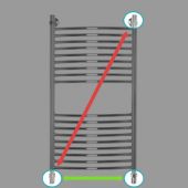 Energy Elite | водяной полотенцесушитель 1000x500