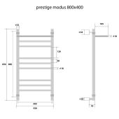 Energy Prestige Modus Lux | водяной полотенцесушитель 800x400