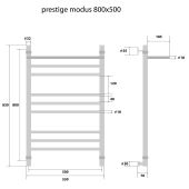 Energy Prestige Modus | водяной полотенцесушитель 800x500