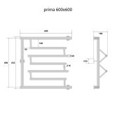 Energy Prima | водяной полотенцесушитель 600x600