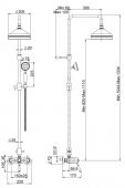 FIMA CARLO FRATTINI BELL F3365/2CR | душевая система (хром)