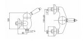 FIORE IMPERIAL 83GO5127 | смеситель для душа gold (золото)