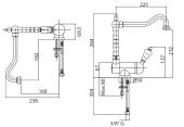 FIORE IMPERIAL 83GO5415 | смеситель для кухни gold (золото)