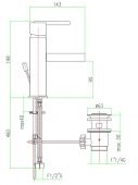 FIORE XS 71CR7705 | смеситель для раковины