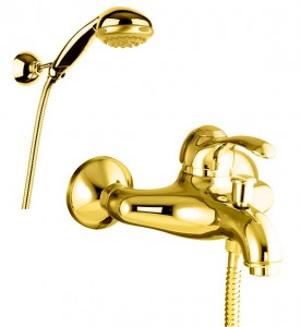 Fiore Jafar 47GO5100 | смеситель для ванны (золото) ― поставщик сантехники и отопительного оборудования SAN-GROZE