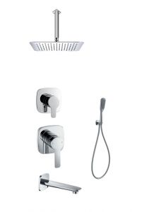 Flova Urban URQBFHSSPQ | душевая система с изливом (носиком) на ванну (хром) ― поставщик сантехники и отопительного оборудования SAN-GROZE