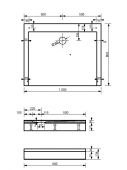 2N1080V Hafro Kappa | душевой поддон искусственный мрамор 100x80