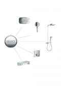 Hansgrohe ShowerSelect 15763000 | термостат с запорным вентилем (хром)