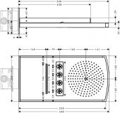 Hansgrohe Raindance Rainfall 28411 | верхний душ 240 мм