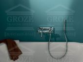 Hansgrohe Axor Starck Organic 12410000 | термостатический смеситель для ванны и душа (хром)