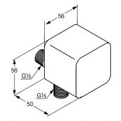 Kludi 655400500N A-Qa | выпуск для душа (хром)