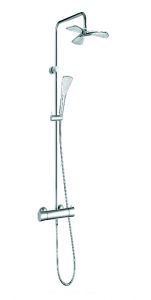 Kludi 670950500N Fizz Dual Shower System | термостатическая душевая система ― поставщик сантехники и отопительного оборудования SAN-GROZE