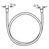 Kludi 610560500N Logoflex | шланг 1,6 м