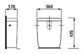 Laufen Mimo 8.2755.0 | бачок для унитаза