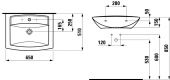 Laufen MyLife 8.1094.4.000.104.1 | раковина подвесная 65x51
