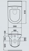 Laufen MyLife 8.2094.6 | унитаз подвесной
