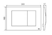 Migliore Princeton ML.PLC-27.051CR | клавиша смыва chrome (хром)