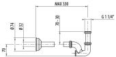 Migliore ML.RIC-10.100BR | сифон для раковины (старая бронза)