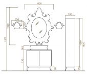 Oasis HERMITAGE H3 | комплект мебели