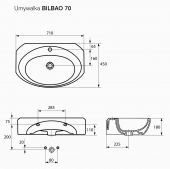 OPOCZNO OK-03-003 BILBAO | раковина накладная