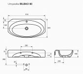 OPOCZNO OK-03-004 BILBAO | раковина накладная