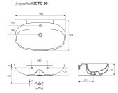 OPOCZNO OK-02-003 KIOTO | раковина подвесная