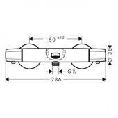 Термостат для ванны Hansgrohe Ecostat 13145000