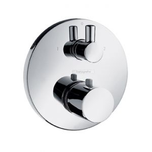 Hansgrohe Ecostat S 15721000 | термостат с запорным/переключающим вентилем (хром) ― поставщик сантехники и отопительного оборудования SAN-GROZE