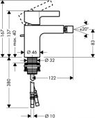 Hansgrohe Metris S 31261000 | смеситель для биде